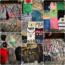 Lot of 37 Boys Size 6 some 7 Jordan Polo Ralph Lauren Nike Clothes Junk Food