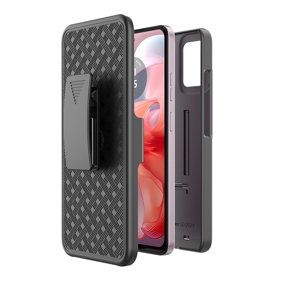 CUSTODIA FONDINA DA CINTURA ORIZZONTALE MOTOROLA G POWER 2022 - Foto 7