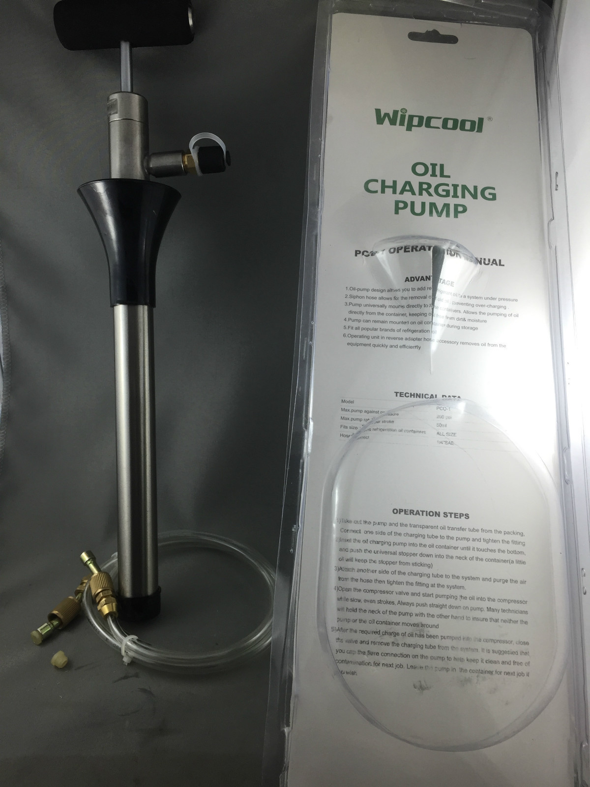 REFRIGERATION COMPRESSOR OIL CHARGING PUMP PCO1 200PSI eBay