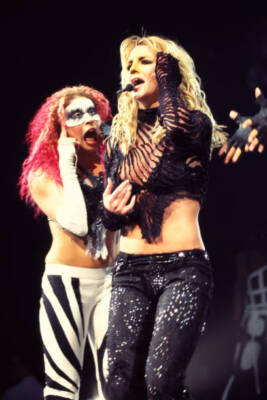 Britney Spears performs, during her 'Dream Within a Dream' tour, at Old Photo 14