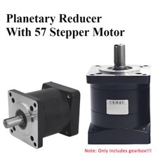 Riduttore testa ingranaggio cambio planetario ingresso 8mm 0,3" per motore passo passo 57 nuovo