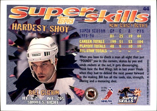 1995-96 Topps đ„
INSERTS đ„
VOUS CHOISISSEZ VOS FAVORIS đ NHL HOCKEY đ„
Cartes - Photo 66 sur 96