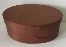 Artisan Maple &Cherry Wood Shaker Sewing Pantry Box Sg R Kiley Primitive Farm #1