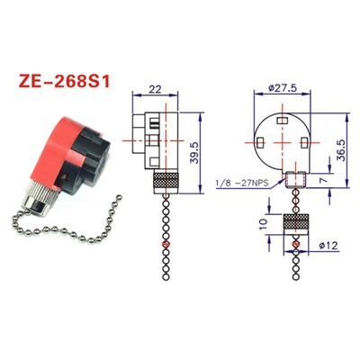 Ceiling Fan Switch Zing Ear Ze 268s1 6a 125v 3a 250v Replaces Kte