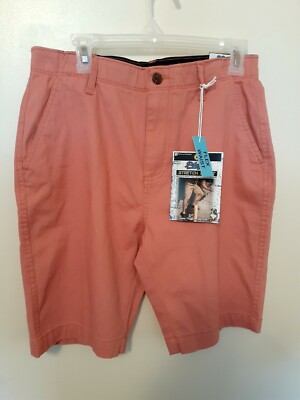 Plug men s flex stretch waistband shorts color shrimp size 29 new 