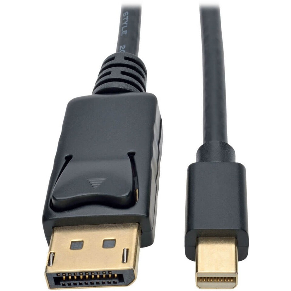Tripp Lite Mini DisplayPort to DisplayPort 1.2 Adapter Cable 4K 60Hz