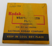 Kodak No. 1A Skylight Filter - Wratten Gelatin Filter 2 in 5.1cm Square