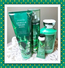 4 Bath  Body Works VANILLA BEAN NOEL Hand Body Cream Lotion Fragrance Mist Lot