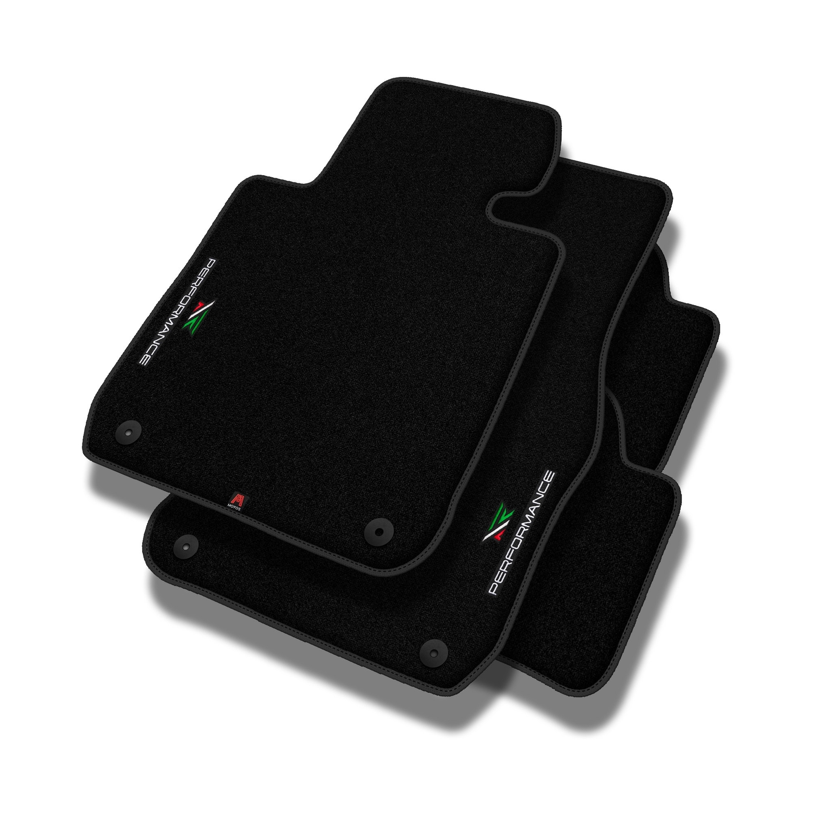 Tapis de sol antidérapants MA15-1 en velours épais pour protection habitacle Mazda 5 II 7 pass