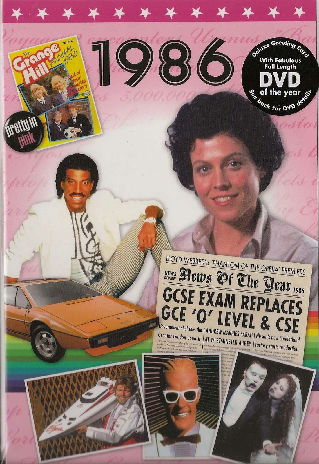 40th Greeting Card Ruby Wedding Birthday What Happened UK 1986 DVD