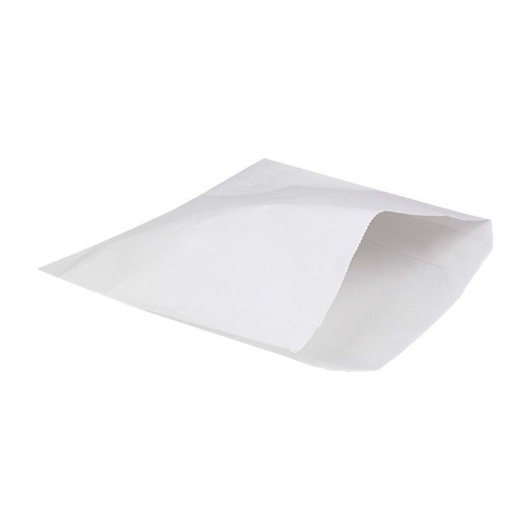 Deli Supplies 100 x Greaseproof Paper Bags 8.5""x8.5"" Scotchban White Food Bag