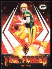 2021 Panini Phoenix Fire Forged Brett Favre Green Bay Packers #FF-3