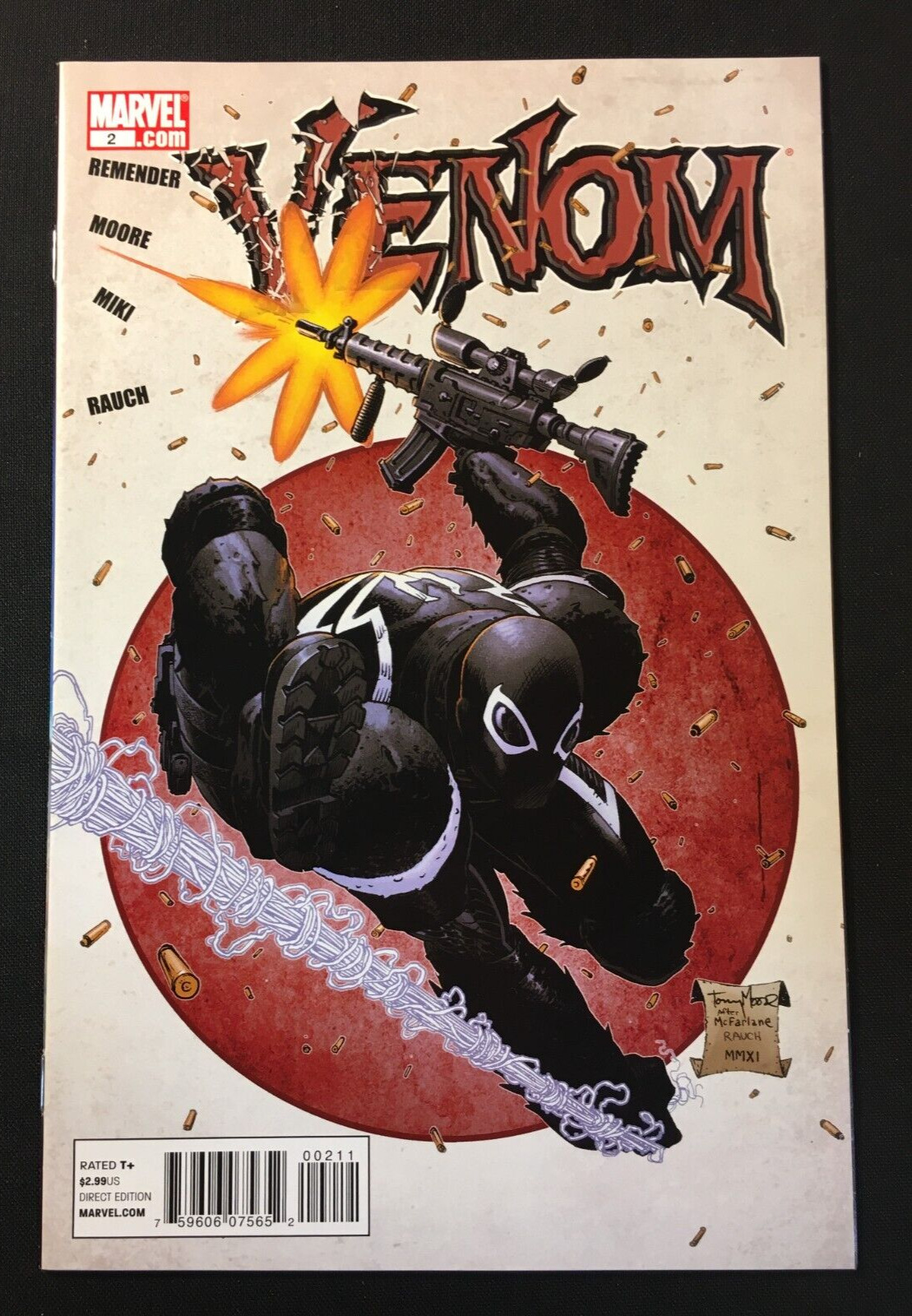 Venom 2 AMAZING SPIDER-MAN 300 HOMAGE Cover V 2 Tony Moore Kraven Flash Agent