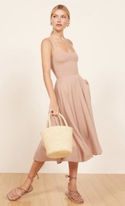 rou midi fit & flare dress