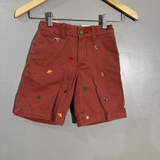 Crewcuts Shorts Youth Boys 5 Straight Adjustable Waist Cotton new animals
