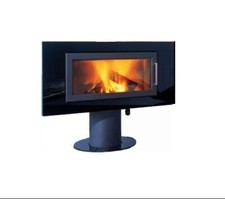 Wodtke Kaminofen Luft Fire SL Glas black drehbar 7,5 kW Art.098 601