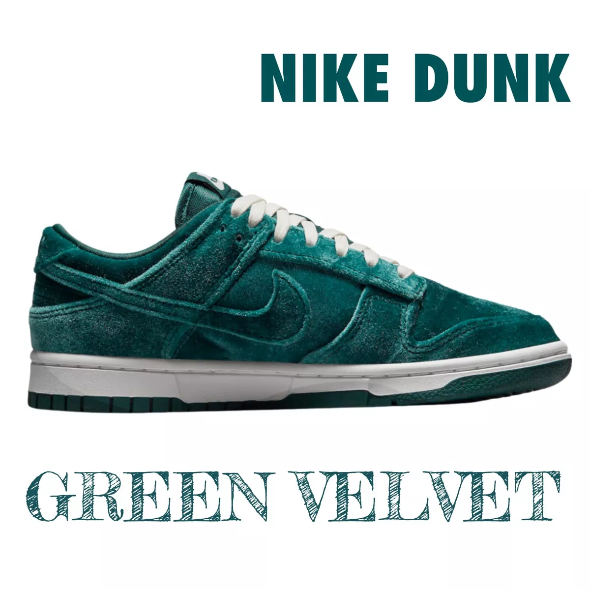 Green velvet cheap sneakers