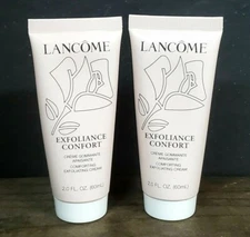 2X Lancome Exfoliance Confort ~  Comforting Exfoliating Cream - 2 oz travel size