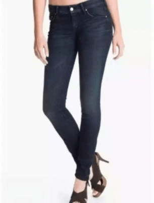 Mother The Looker Love Lust & Pixie Dust Jeans, Dark Wash, Sz 26 /Small, MP $298