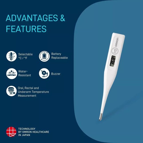 1 Pc Omron Digital Thermometer With Quick Measurement of Oral & Underarm Temp. - 第 2/4 張圖片