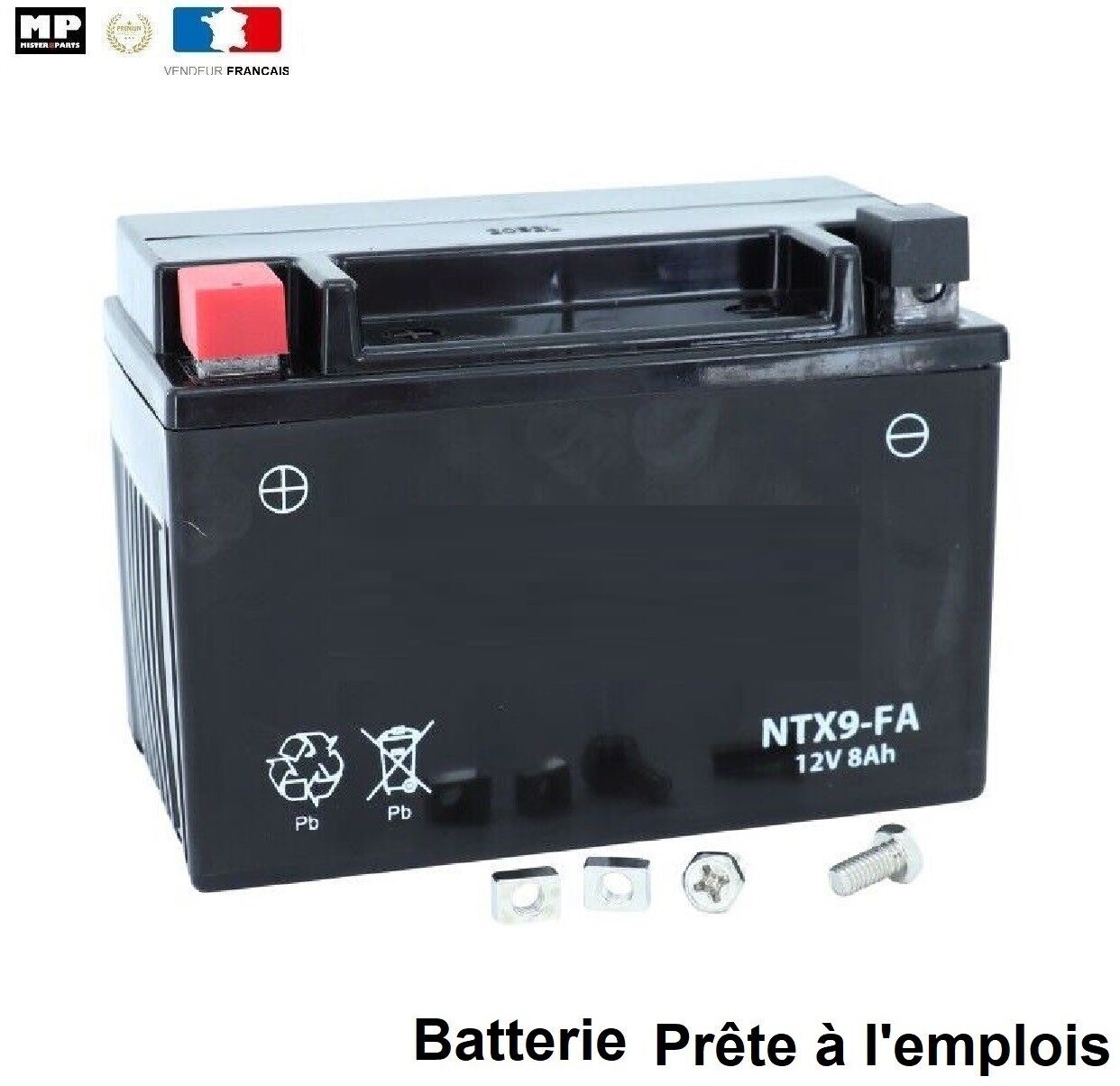 Batterie YTX9-BS GEL SLA 12V 8Ah Husqvarna SMR 450 2003 2004 2005 accumulateur moto