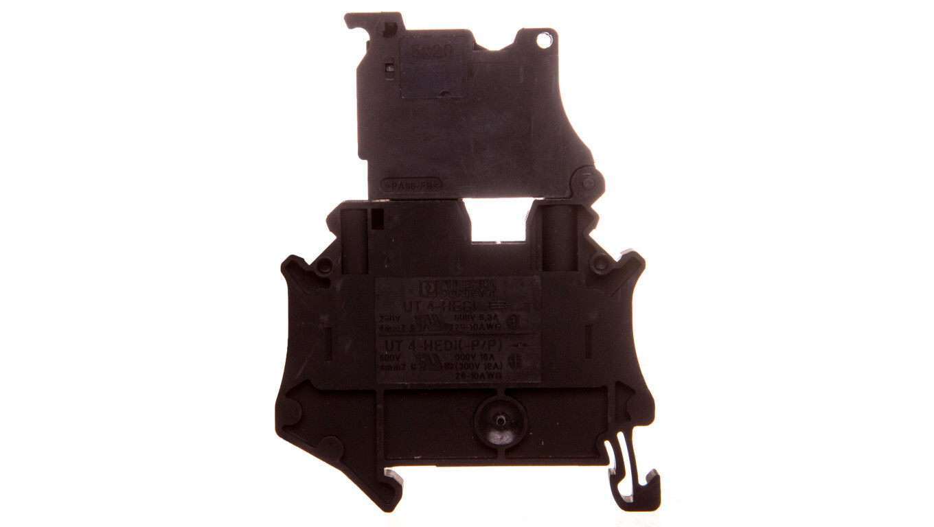 Fuse terminal block UT 4-HESILED 24 (5X20) /T2UK