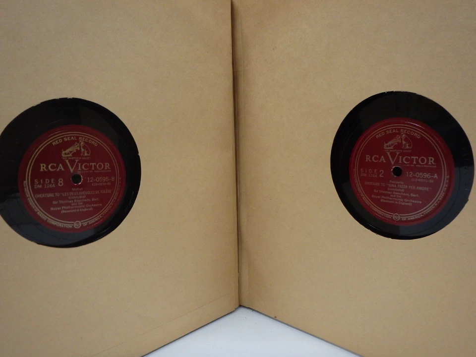 SIR THOMAS BEECHAM Music From The 18th Century 12"/78 rpm Book-Set RCA DM-1264 - Image 4 of 4