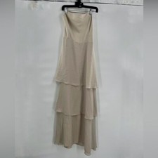 Show me your mumu calypso ruffle grey maxi spaghetti straps dress size XXL