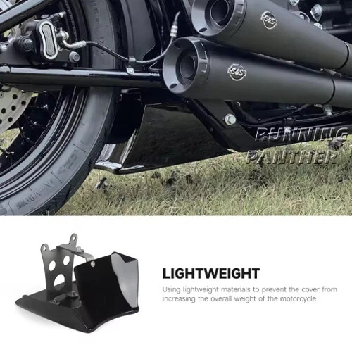 BACK FRAME CHIN SPOILER For Softail Street Breakout Fat Bob Fat Boy Low Rider - Image 3 of 4