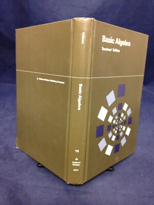 Basic Algebra TE by Marie S Wilcox (1977) VG- HB 210908