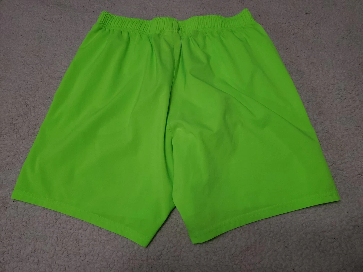 Gymshark Neon Green Lightweight Athletic Shorts Size Medium (W26