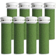 8-pack Xtreme Coarse Pedicure Refill Rollers Comp. with Emjoi Callus Remover