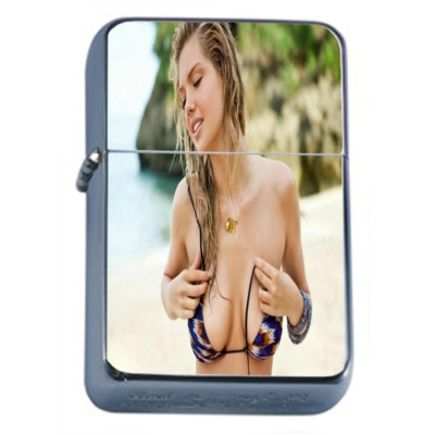 Indiana Pin Up Girls D3 Flip Top Oil Lighter Wind Resistant W