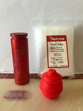 Redytek 30mm Round Pre-Press Mold, 50 Pack - 2"x4.75" 190u Filter Bags🇺🇸