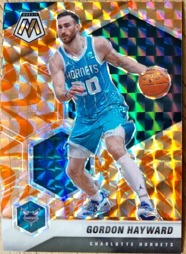 2020-21 Panini Mosaic Reactive Orange Mosaic #126 Gordon Hayward - Hornets