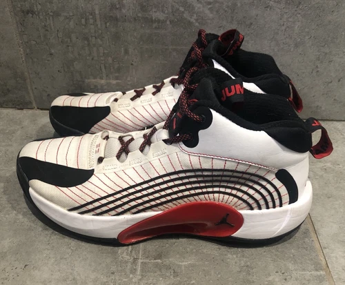 Jordan Men’s Jump man Basketball Shoes Size 9.5 CQ4021-100 White Black Red