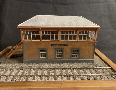 Spur 00/EM/P4 Modelleisenbahn Gebäude GWR Silverton Stellwerk Bausatz