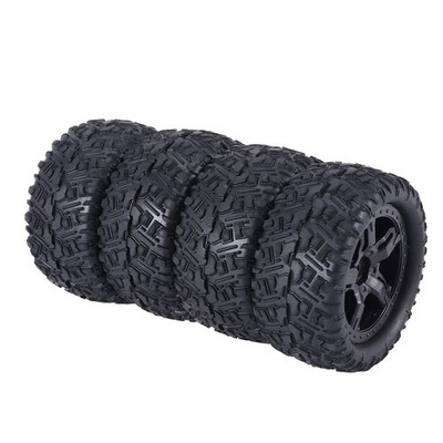 4Pcs Rubber Tires Tyre Wheel P6973 for  Hobby Smax 1621 1625 1631 16352017