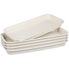 Yardwe 5 Pack Rectangular Plant Tray for Pots