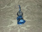 BACCARAT Crystal Spinning Rabbit Cornflower Blue-Mint Condition + Box-Pamphlet — photo 4