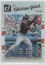 2017 Panini Donruss Stat Line Season 31/98 Christian Yelich #113 o7m