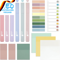 700 Transparente Haftnotizen With 6 Textmarker, Durchsichtige Transparent Sticky