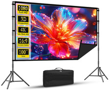 Pantalla para proyector 100 , portátil con s...