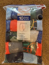 Wonder Nation Boys Boxer Briefs 10 pr Sz M 8 NIP