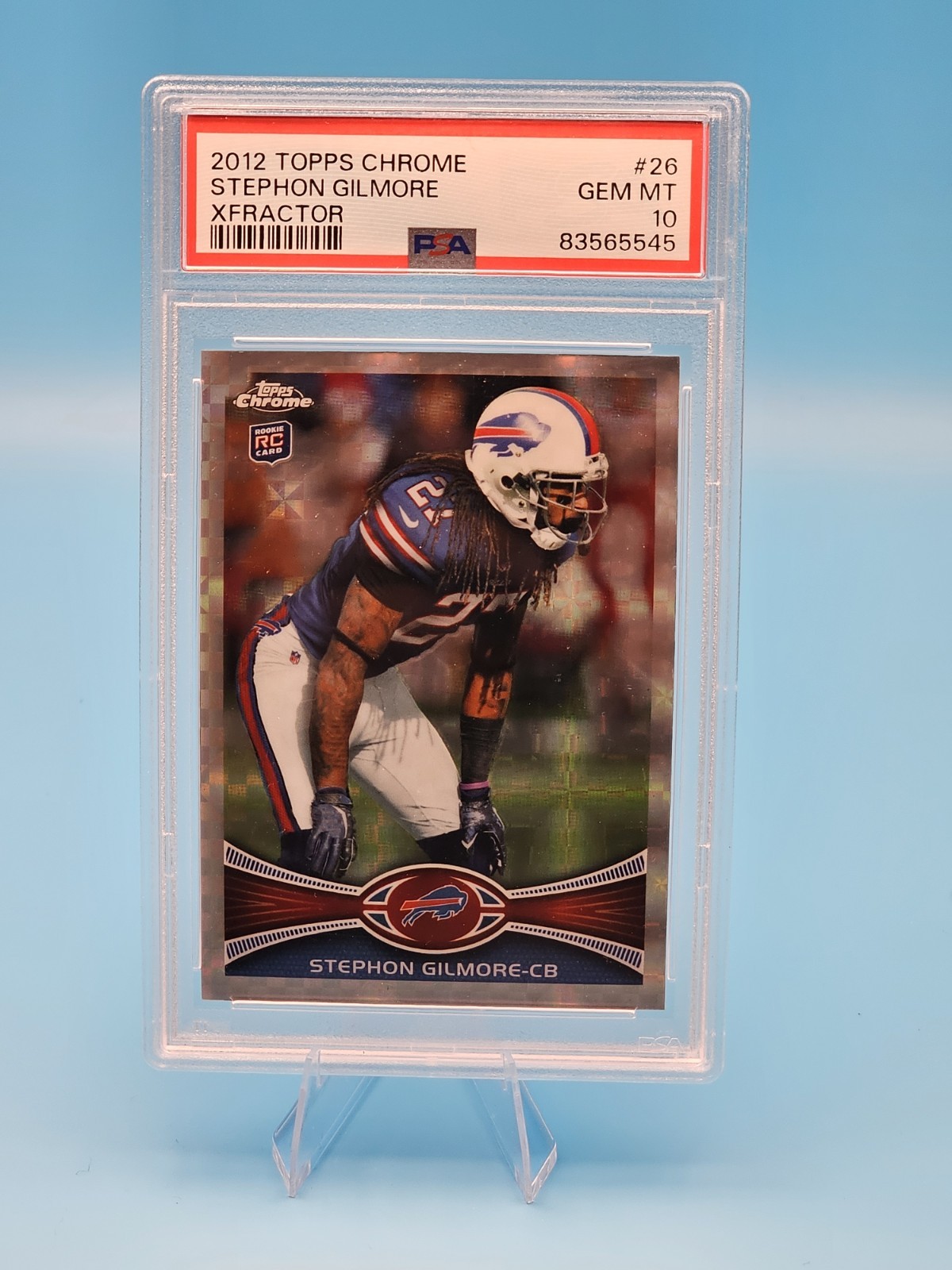 Stephon Gilmore Topps Chrome #26 X-Fractor