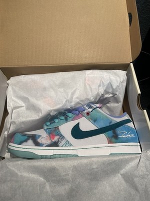 Nike Futura Laboratories x Dunk SB Low Bleached Aqua size 10.5 DEADSTOCK 
