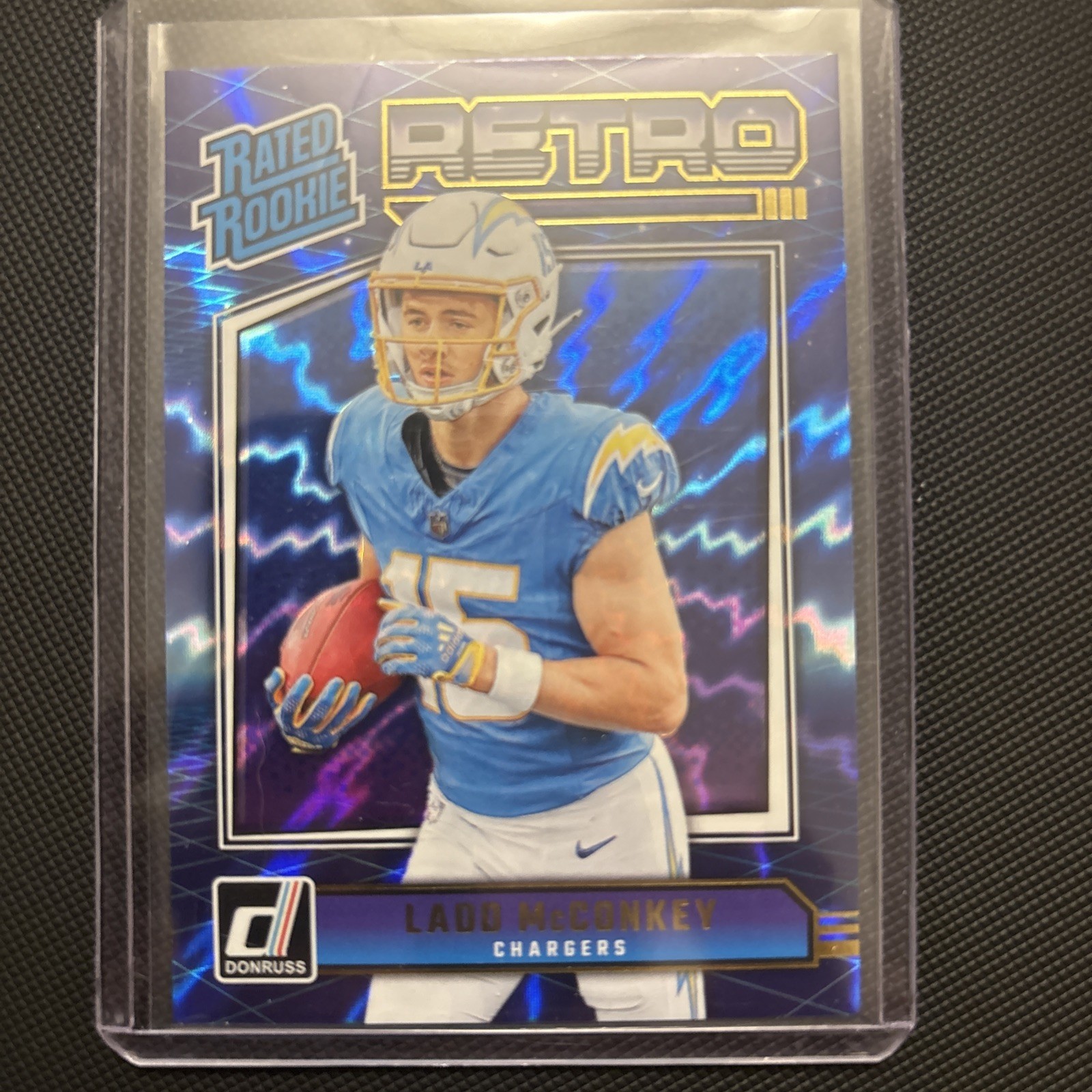2024 Donruss Retro #5 Ladd McConkey RATED ROOKIE RC CHARGERS