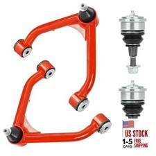 Front Upper Control Arms w/Ball Joints Lift 2-4" for Chevy Silverado 99-06,