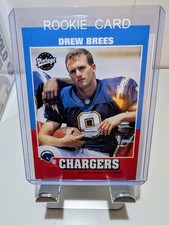 2001 Upper Deck Vintage Drew Brees Rookie RC #251 Football Card. rookie card picture