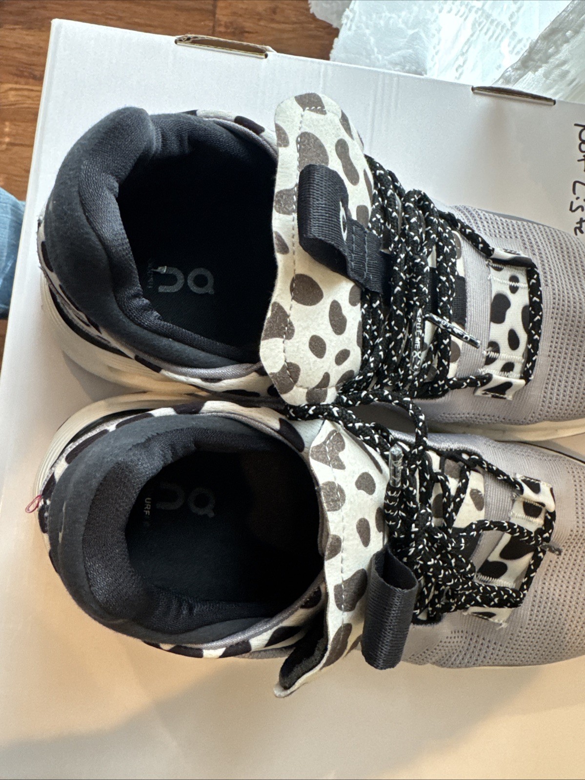 Barely Worn! On Cloud Cloudnova Form Cow Print Ru… - image 9